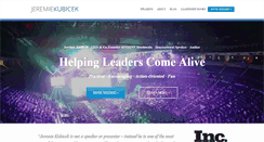 Desktop Screenshot of jeremiekubicek.com